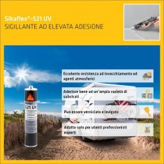 Sigillante Sikaflex-521 UV NERO