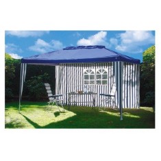 Parete gazebo mt2 blu con finestra