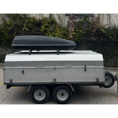 CARRELLO MERCI 1000kg DOPPIO ASSE