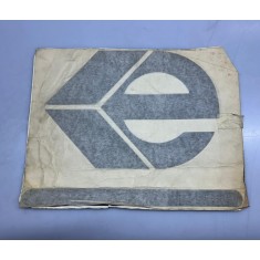 Logo adesivo ruvido Elnagh anni 90 - 28x24
