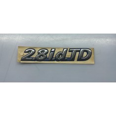 Scritta cromata a rilievo per Ducato 28i.d.TD