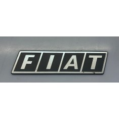 Scritta a rilievo nera FIAT - 23x5,5