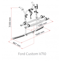 Carry Bike Minivan Ford Custom V710 NOVITA' 2025