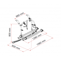 Carry Bike Minivan Ford Custom Nugget / Nugget Plus Highroof NOVITA' 2025