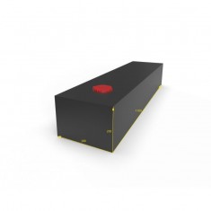 SERBATOIO ACQUA 60LT. 28x20x110cm  NERO