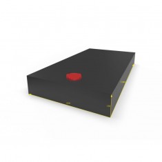 SERBATOIO ACQUA 74LT. 55x13x104 cmNERO