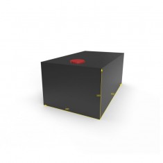 SERBATOIO ACQUA 84LT. 40x30x70cm NERO