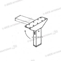 Gamba tavolo ribaltabile