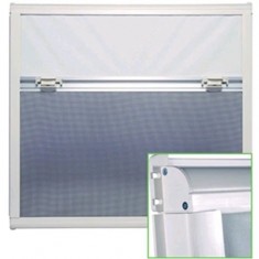 Oscurante e Zanzariera Modello Italia colore grigio o avorio