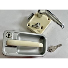 Serratura Esterna ed Interna Con Maniglia plastica