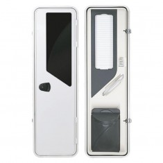 Porta Completa con Finestra e Pannello Interno con Pattumiera