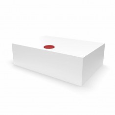 SERBATOIO ACQUA 170 LT - 95x28x65 cm BIANCO