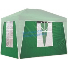 Laterale gazebo mt 3 Nova verde tinta unita