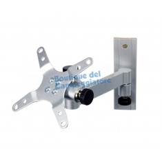 Supporto tv a 2 articolazioni alluminio