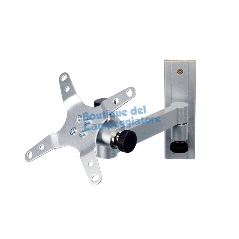 Supporto tv a 2 articolazioni alluminio