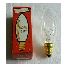 Lampadina 40w oliva chiara 3 pezzi